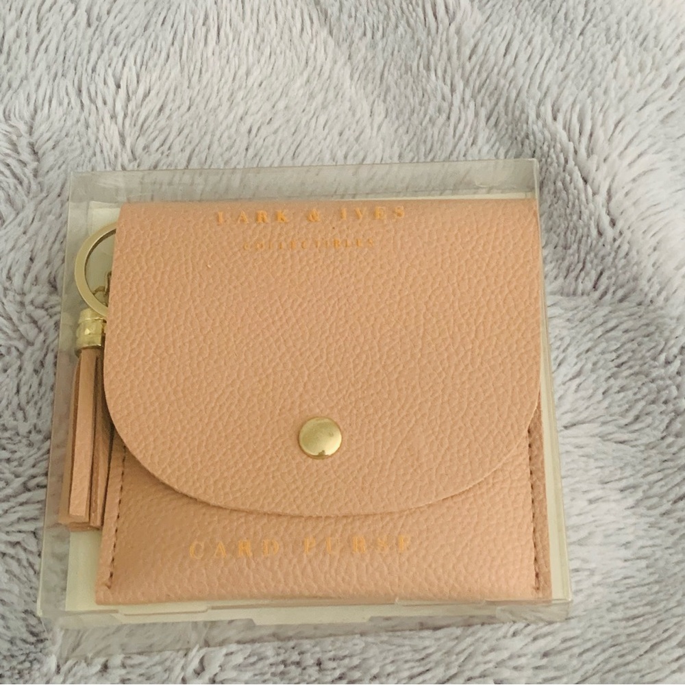Lark & Ives Peach Card Holder